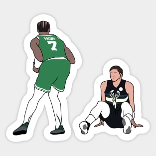 brown ankle breaker Sticker